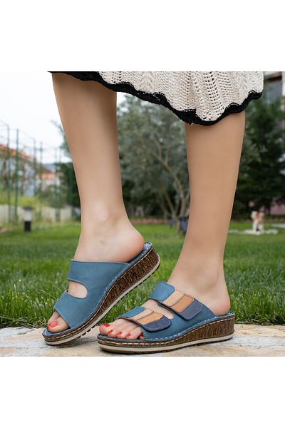 CONSUELO Papuci de damă din piele ortopedică 11364