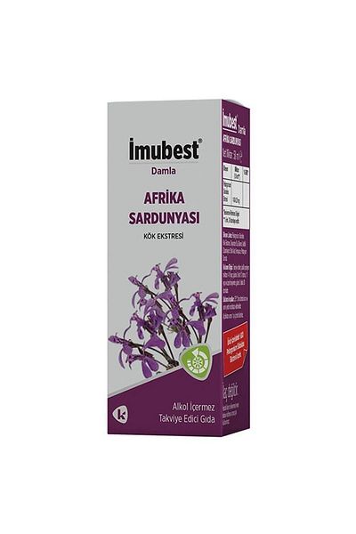 İmubest Pelargonium Sidoides - 50 ml African Geranium Drops, Alcohol-free