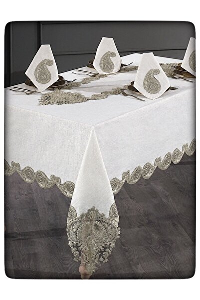 bursa çeyiz 26 Piece Linen (linen) Dinnerware Set