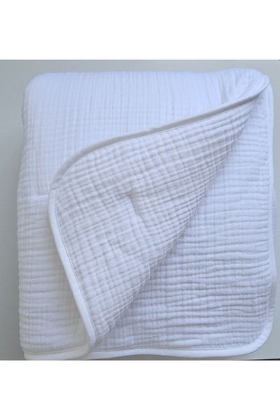 Mia 100x120 Cm Muslin Baby Quilt - 4 Layers Home & Baby