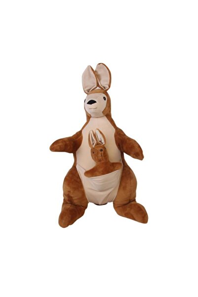 BAMBİTOYS Kanguru Kahve Peluş 58 Cm