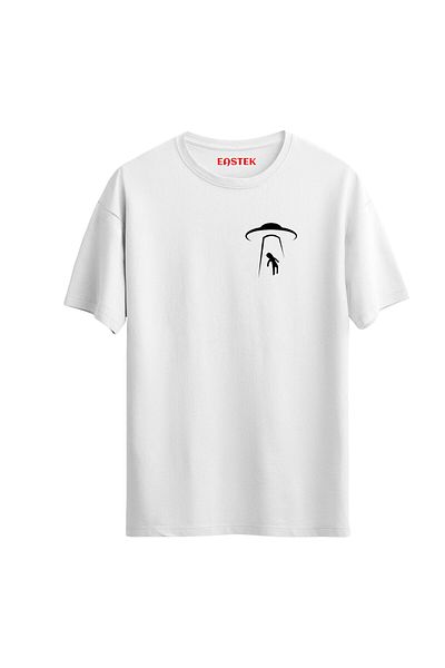 Açık Garaj Unisex "far from The WorlD" PrinTeD T-Shirt