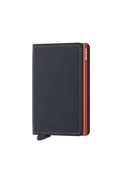 Secrid Slimwallet Matte Night Blue Orange , N/a - %100 Orjinal Avrupa Derisi ...
