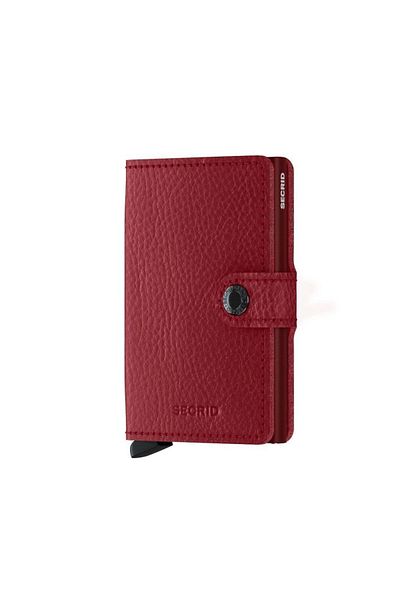Secrid Miniwallet Veg Tanned Rosso Bordeaux, N/a - 100% Original European Leather Wallet