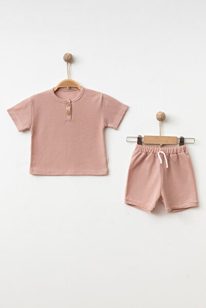 Mother Made نسيج وافل قطن 100% للفتيات الصغيرات - طقم بناتي ناعم الملمس مكون ...