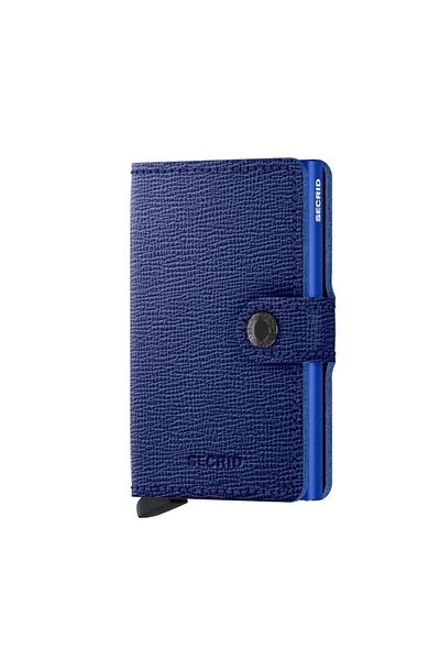 Secrid Miniwallet Crisple Cobalt, N/A - %100 Ευρωπαϊκό Δέρμα Πορτοφόλι