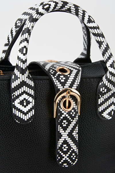 Vivaq Dámská taška do ruky a přes rameno se vzorem z umělé kůže Zebra se zapínáním na zip