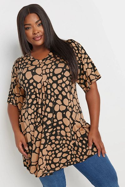 Stil Diva Brown Plus Size Blouses Styles Prices Trendyol