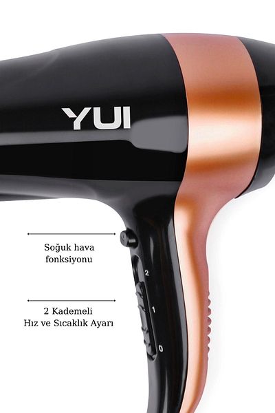 Yui Kb700 Turbo Dry - 2300 W Ionic 2 Stage Hair Dryer