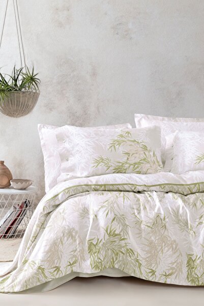 Yataş Lindsay Çift Kişilik Pike Takımı - Adaçayı