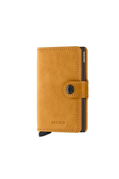 Secrid Miniwallet Vintage Ochre, N/a - 100% αυθεντικό ευρωπαϊκό δερμάτινο πορτοφόλι