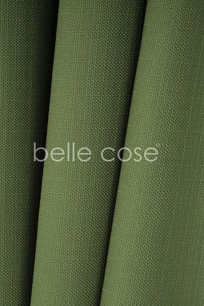 Belle Cose ستارة خلفية من الكتان بتصميم بوهيمي أخضر بدون طيات