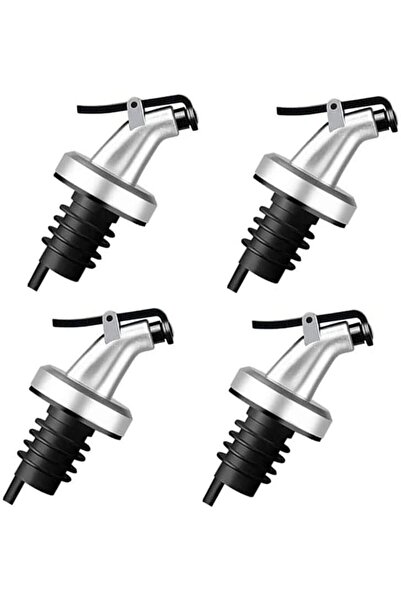 Store 4 Pieces Drip-Free Oil Pot Bottle Tip - Pour Spout Vinegar Leak-Proof