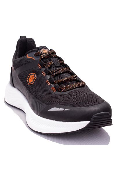 lumberjack Willy Black Orange Orthopedic Daily Pantofi sport pentru bărbați