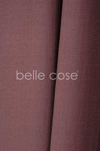 Belle Cose Bohemian Style BackGround Curtain - Linen Look, Pleatless Planted Plum