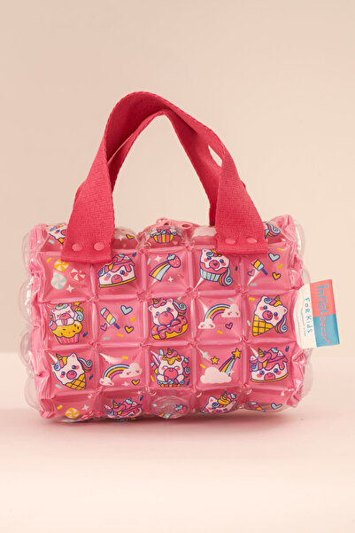 Roll Mini Cupcake Unicorn Pembe Çocuk Çanta 1180