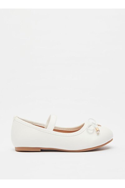 Juniors Round Toe Ballerina Shoes with Cushioning