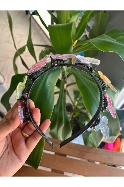 EyER Shoping Coroană cu figură de fluture cu blocare