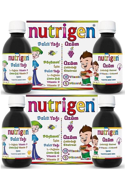 Nutrigen 200 ml Fish Oil - Grape Seed Extract (2 PCS)