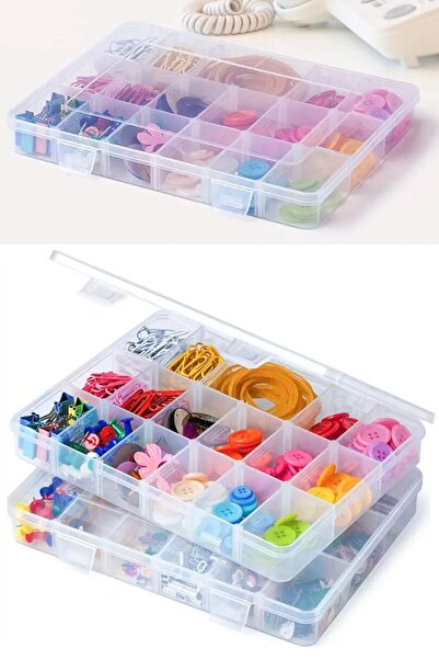 Ax Axentia 18 Bölmeli Kolye Yüzük Takı Aksesuar Kutusu Organizer Düzenleyici ...