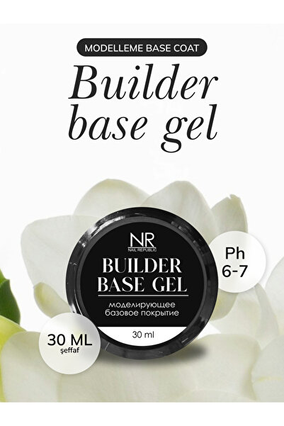 Nail Republic Kalıcı Oje Builder Base Coat – Güçlendirici Baz, Profesyonel Ma...