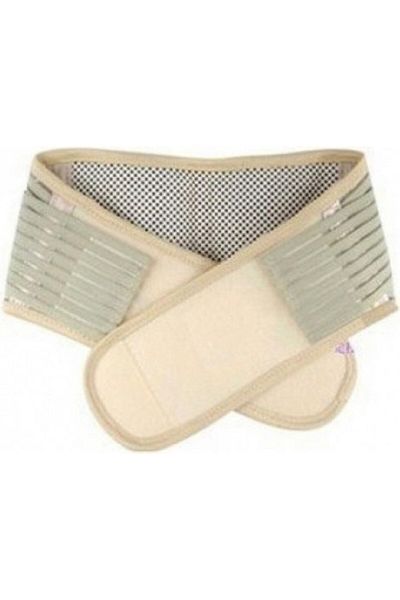 Neler Geldi Neler Cream Colored Magnetic Waist Corset - Suitable for All Sizes