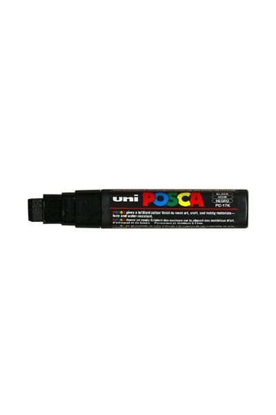 Uni Posca PC-17K Painting Marker 15 mm Chisel Tip BLACK