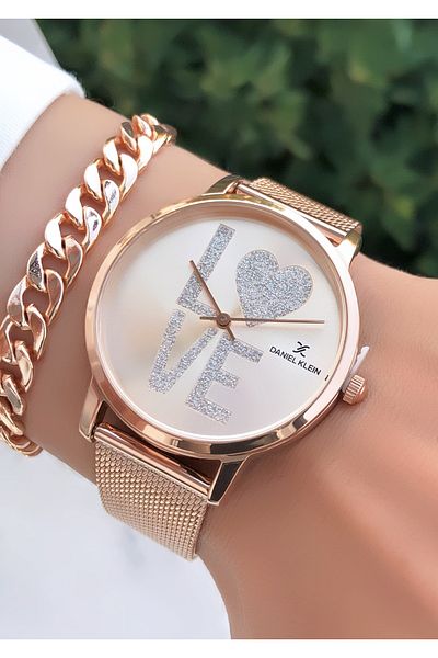 Daniel Klein Daniel Klein Waterproof Women's Watch and Gift Bracelet