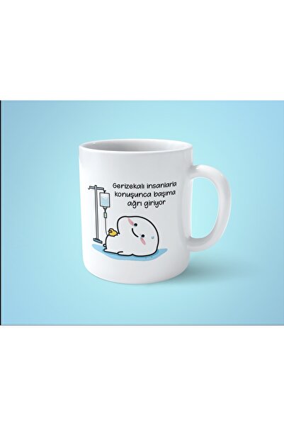 hesaplisiburada كوب مطبوع عليه "أنا أتألم رأسي للأشخاص الذين يعانون من مشاكل