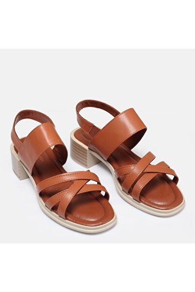 37Numara Sandale de damă mărime mare 41-44 - piele bronzată