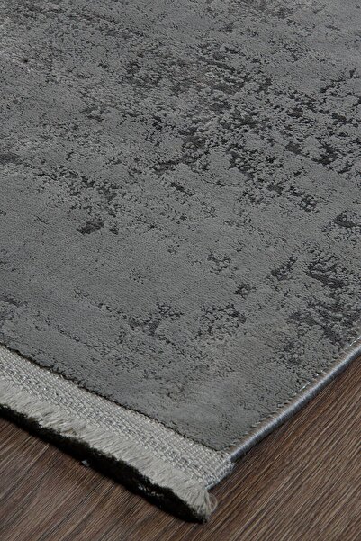 KASHE HALI 15025 Lotus / Modern Halı / Salon Halısı / Oturma Odası Halısı / GRİ Halı