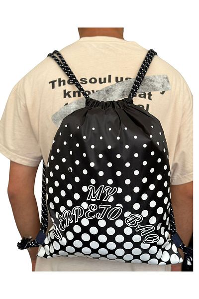 mygeppetobag Water ReSiStant - Waterproof ImpertekS Fabric DrawString Backpack 36x45 cm