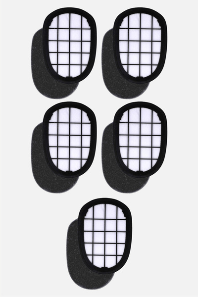 optream فلتر غرفة المكنسة الكهربائية المتوافق مع Philips XC 8043، 5 قطع (لون ...