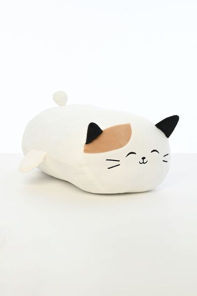 Pufu Toys Hayvan Figürlü Peluş Oyuncak Yastık Yumuşak Ve Sevimli 40 Cm Rulo P...