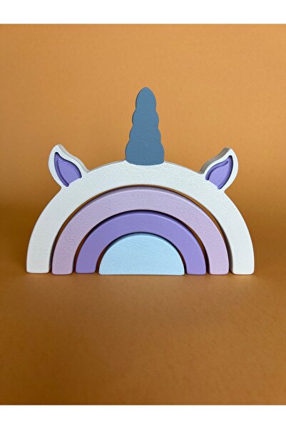 Ahşap Oyuncak 4 Parçalı Unicorn