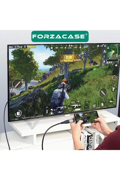 Forzacase Type-c To Hdmı 4k 60hz 1080p Type-c Iphone 15 16 Serisi Için Hdmı Dönüştürücü - Fc488