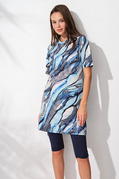 Pierre Cardin Μαγιό Μισόμανικο Hijab με σχέδιο 231912 Μέγεθος 40