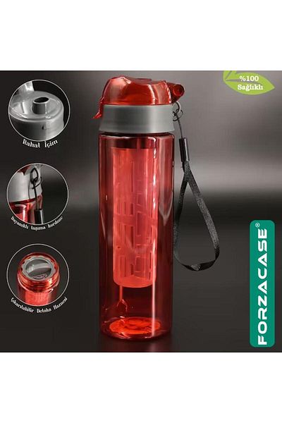 Forzacase زجاجة مياه للتخلص من السموم خالية من مادة BPA سعة 500 مل - FC108