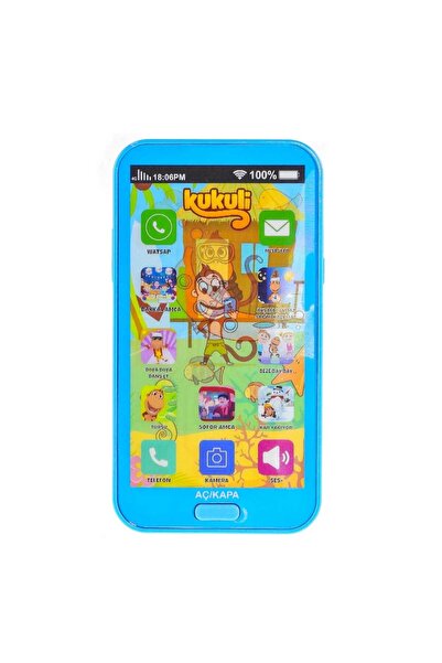 berattoys oyuncak cep telefonu sesli ışıklı eğitici oyuncak kukuli şarkılı 12...