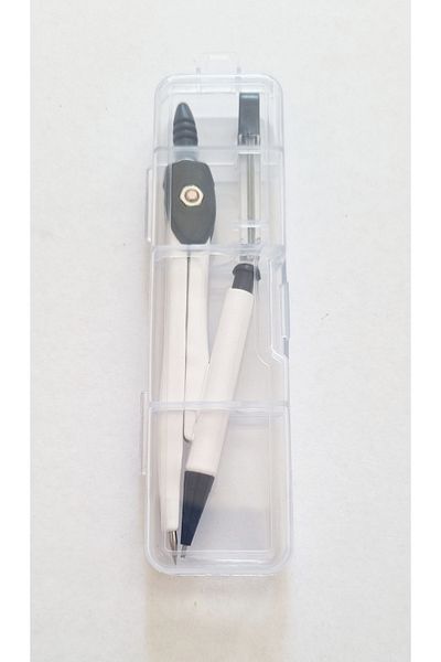 Modellino Black and White Compass - 07 Model Plastic Jib with Tip Pen and Spare Tip