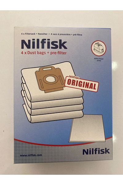 Nilfisk كيس الغبار الأصلي Power-Select - ضمان الخدمة المعتمدة