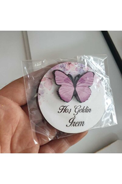 fabriflow exclusive 25adet Kelebek Figürlü Kabartmalı 1 2 3 yaş hoş geldin Po...