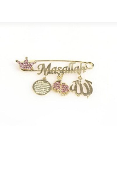 lilamtasarım Mashallah Written Baby Lapel Pin