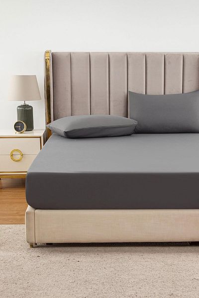 TeksNil Home ملاءة سرير مطاطية مفردة/مزدوجة من القطن من Ranforce - 14 لونًا مناسبًا
