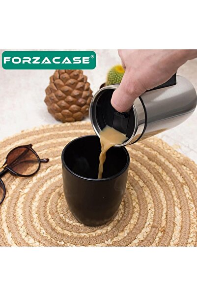 Forzacase Paslanmaz Çelik 200ml 6 Saat Sıcak Soğuk Tutan Kulplu Bardak Termos - FC264