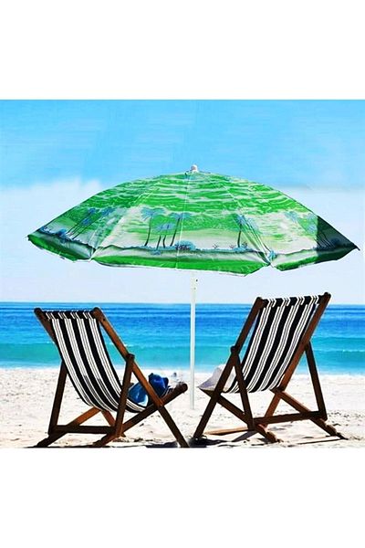 Boldy 150 Cm Beach and Sea Umbrella - Beach and Garden Umbrella - Balcony and Pool Umbrella