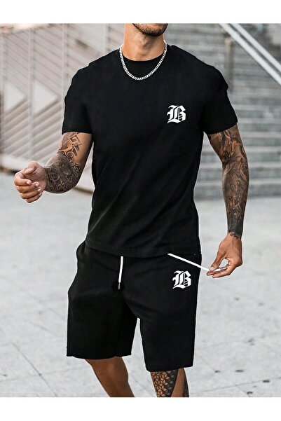 MODAVİBE Set de îmbrăcăminte pentru bărbați Moda Vibe, cu imprimeu, tip top ș...