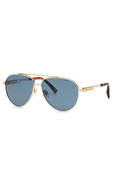 Chopard SCHG63300P62 Erkek Güneş Gözlüğü Gold Metal Çerçeve Polarize Mavi Len...