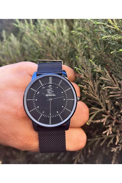 G Sport POLO Black Mesh Strap Men's Wristwatch