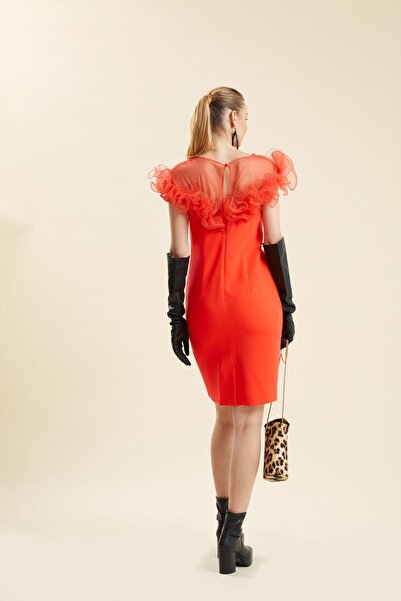 VERDA Volan Detaylı Elbise